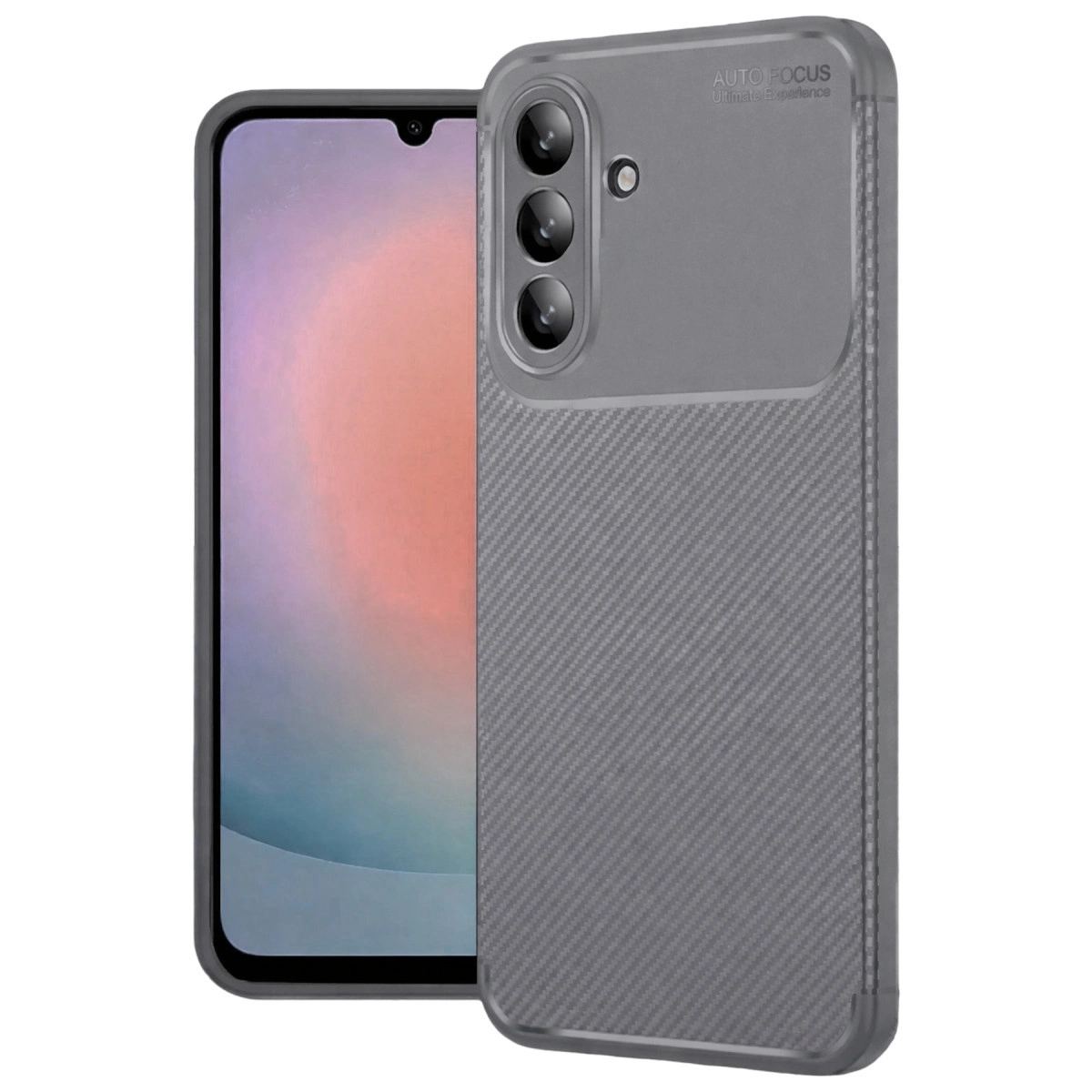 Samsung Galaxy A37 5g Auto Focus Karbon Kapak - Gri