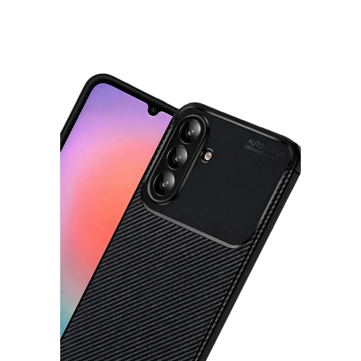 Samsung Galaxy A37 5g Auto Focus Karbon Kapak - Siyah