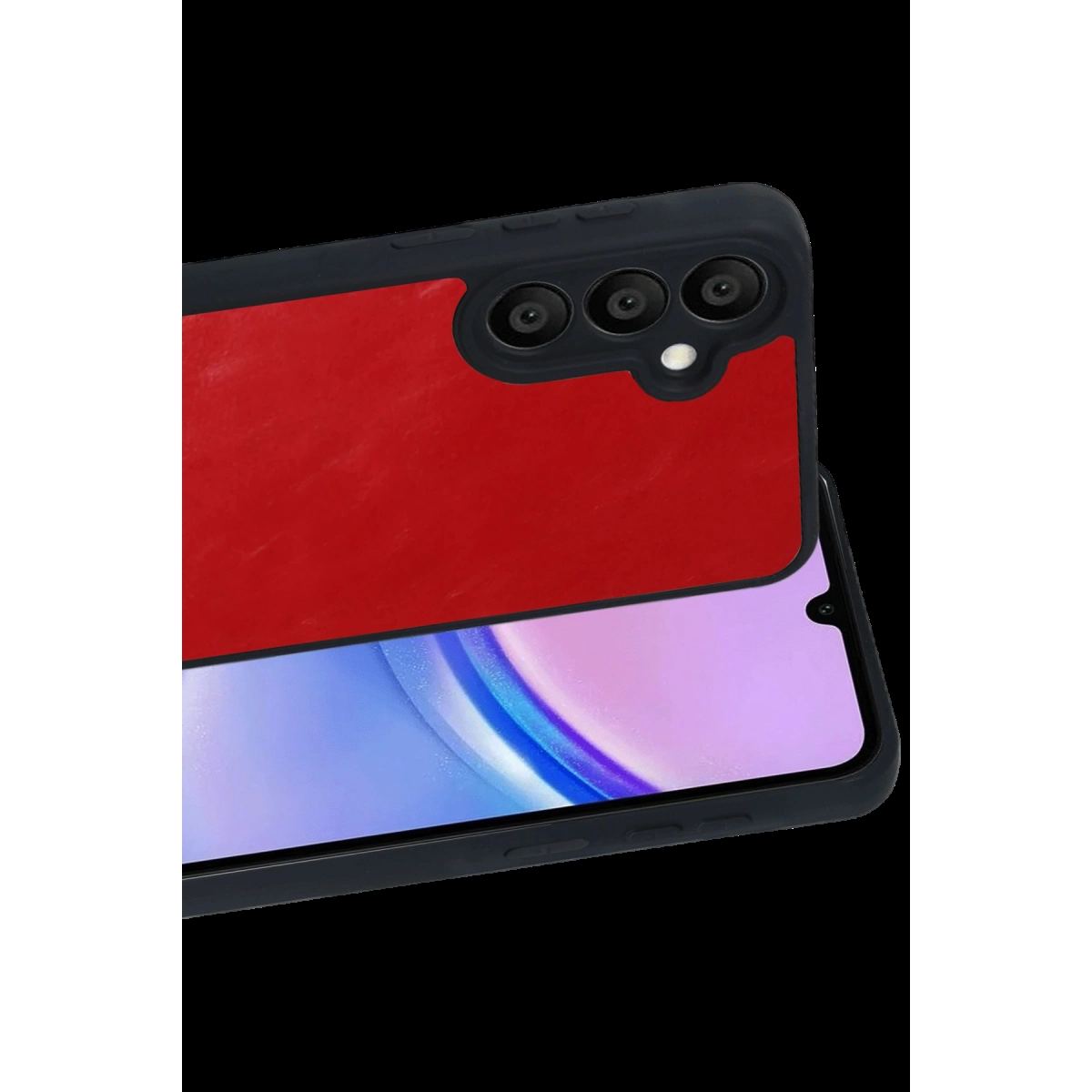 Samsung Galaxy A37 5g Aras Deri Kapak - Kırmızı