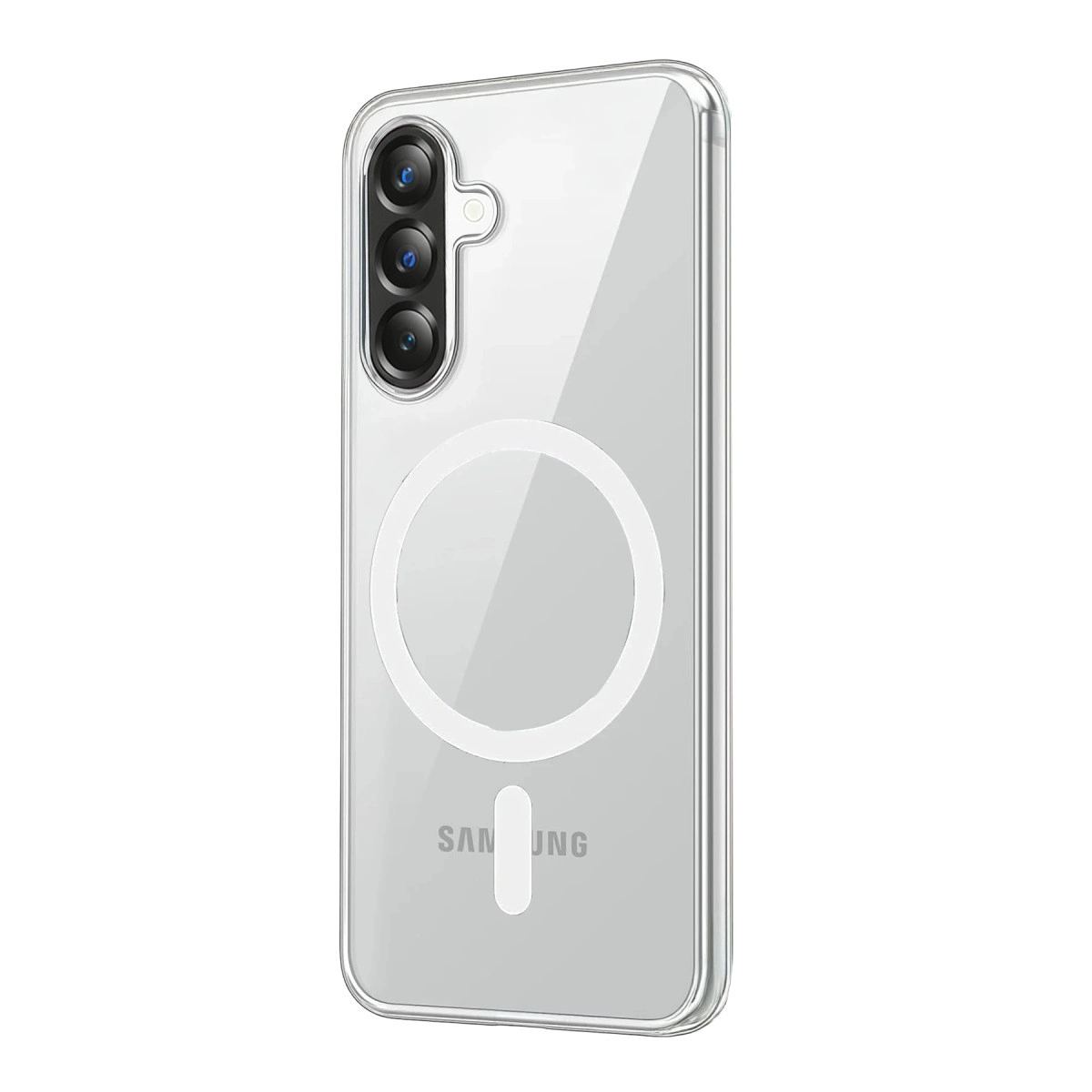 Samsung Galaxy A37 5g Combo Sert Şeffaf Magsafe Kapak - Şeffaf