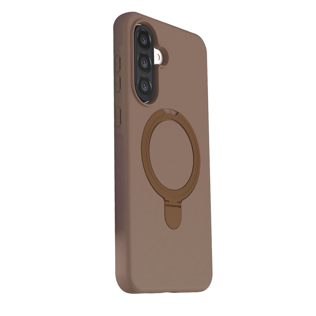 Samsung Galaxy A37 5g Regal Magsafe Standlı Kapak - Çöl Titanyum