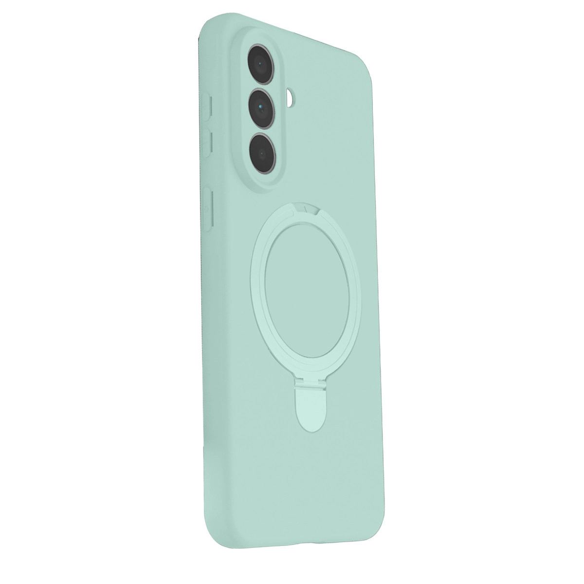 Samsung Galaxy A57 5g Regal Magsafe Standlı Kapak - Su Yeşili