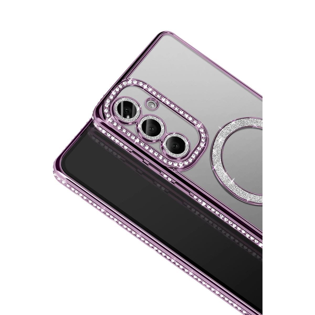Joko Samsung Galaxy A37 5g Joke Simli Magneticsafe Kılıf - Derin Mor
