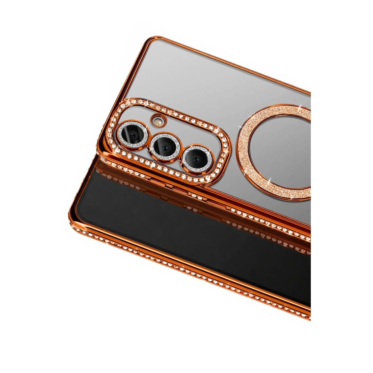 Joko Samsung Galaxy A37 5g Joke Simli Magneticsafe Kılıf - Turuncu