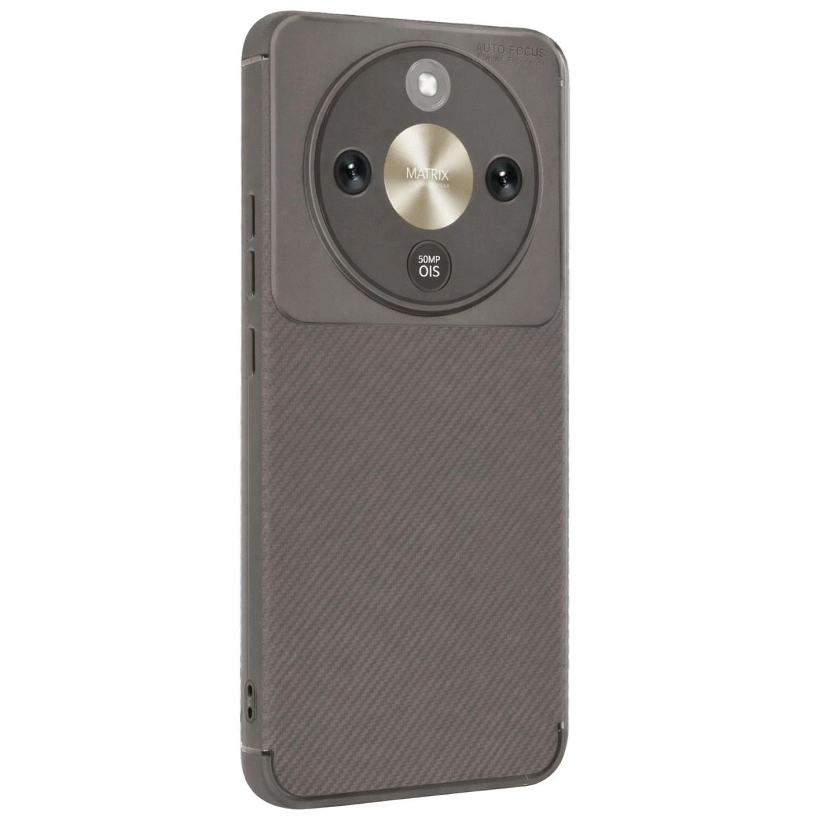 Huawei Honor Magic 8 Lite Auto Focus Karbon Kapak - Gri