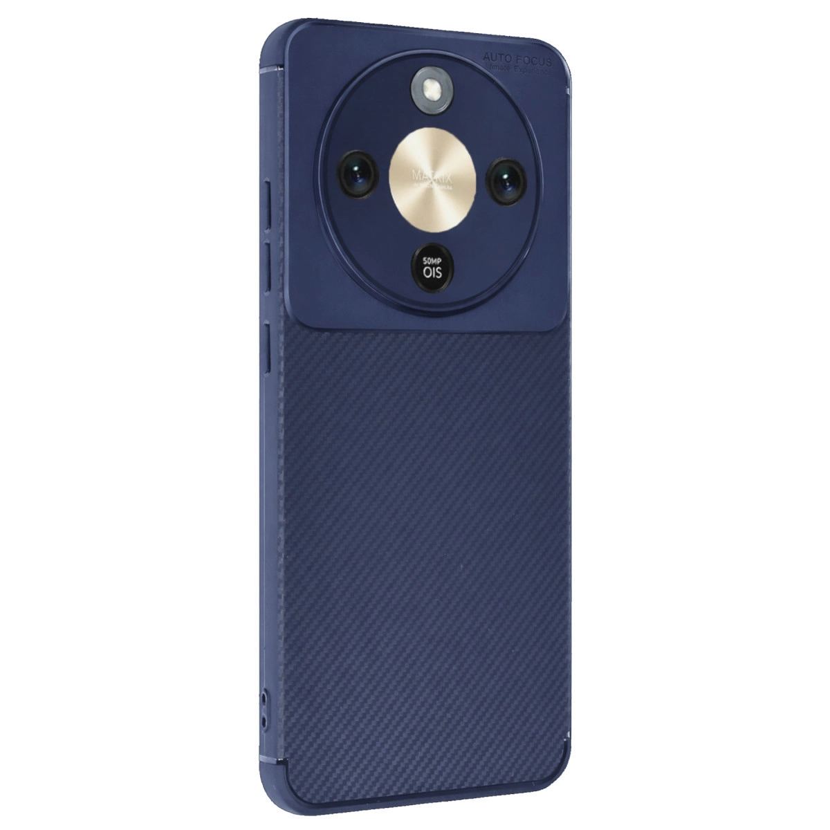 Huawei Honor Magic 8 Lite Auto Focus Karbon Kapak - Lacivert