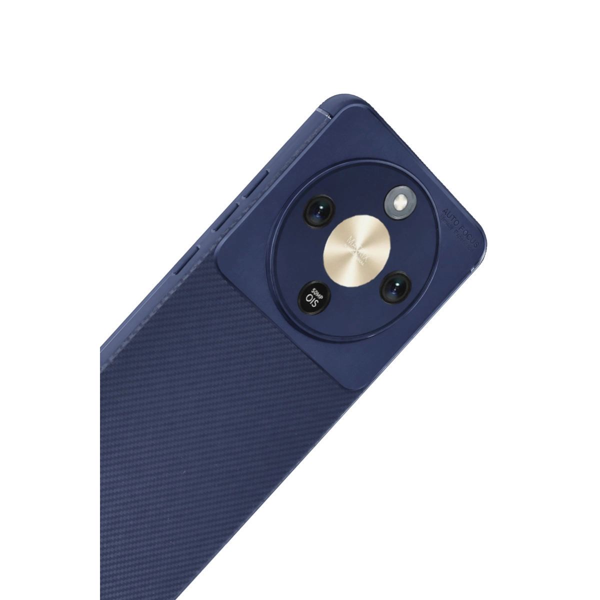 Huawei Honor Magic 8 Lite Auto Focus Karbon Kapak - Lacivert