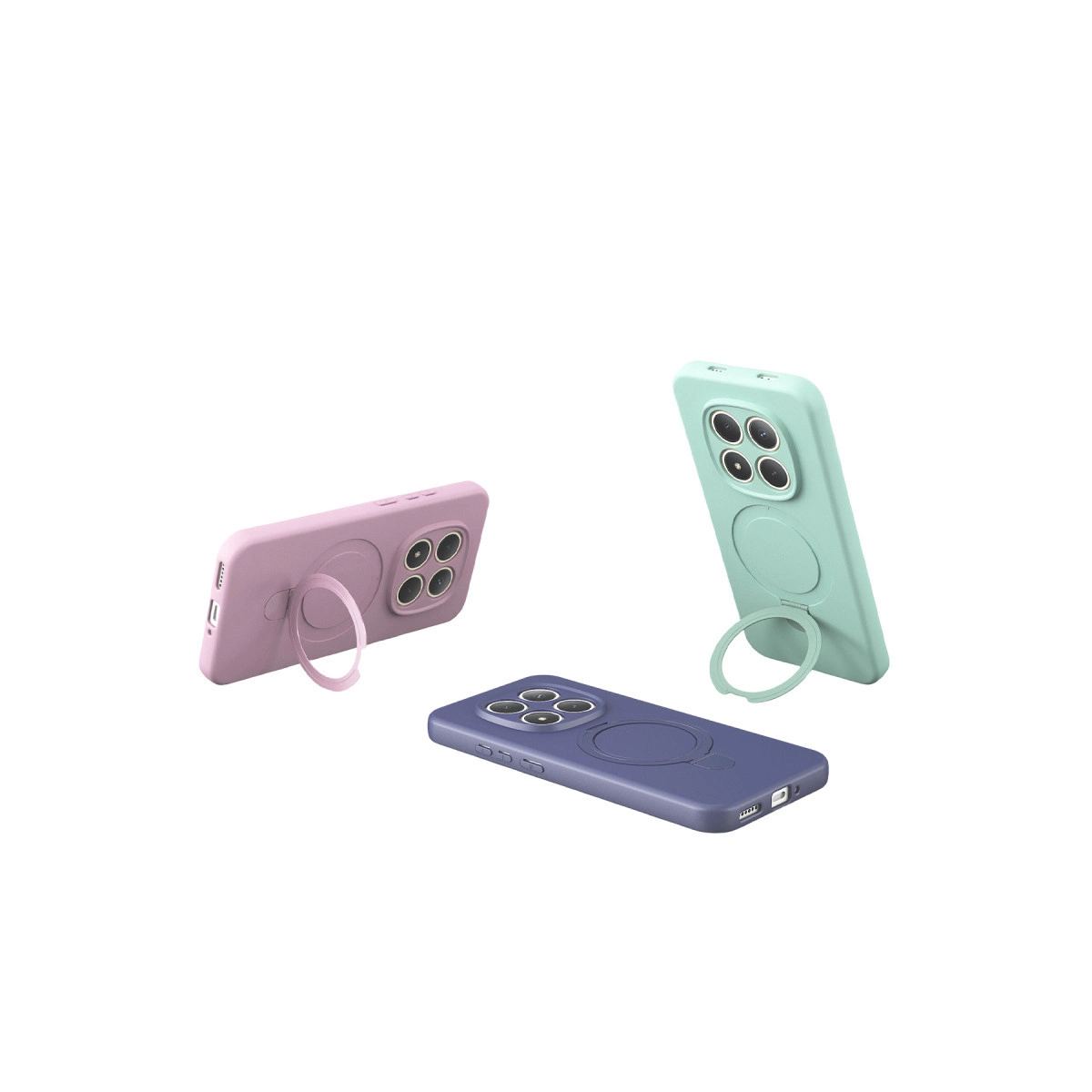 Xiaomi Redmi Note 15 4g Regal Magsafe Standlı Kapak - Su Yeşili