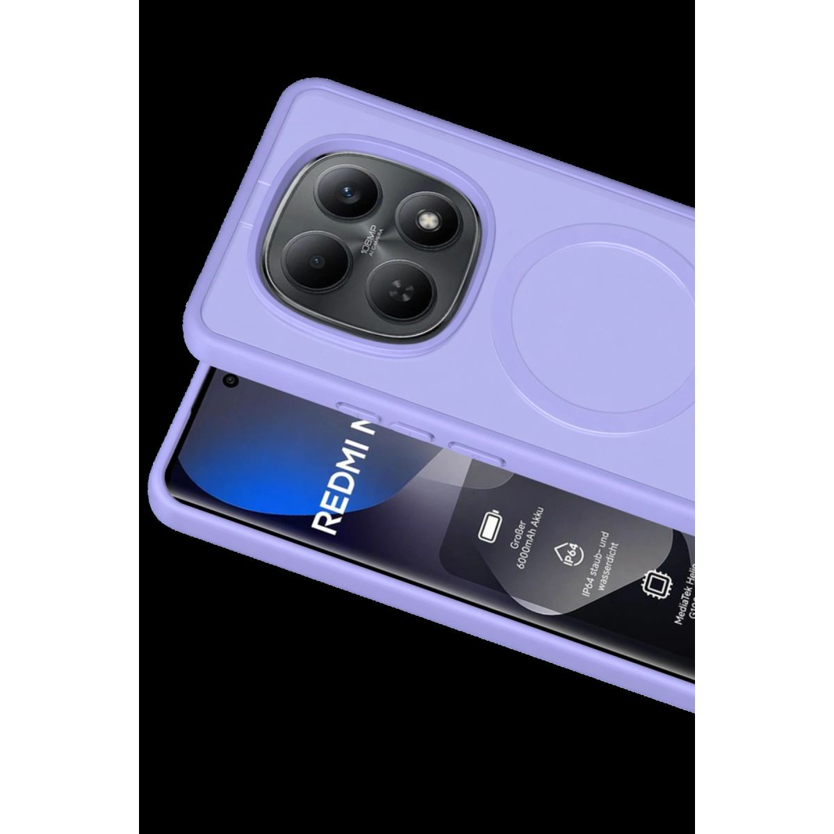 Joko Xiaomi Redmi Note 15 Pro 5g Jota Magsafe Kapak - Lila