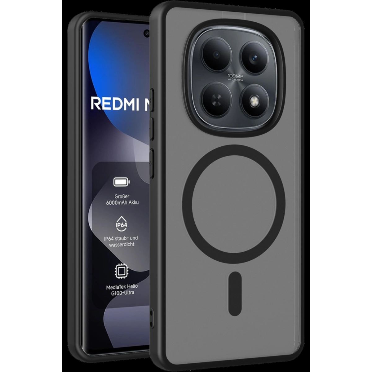 Joko Xiaomi Redmi Note 15 Pro 5g Jota Magsafe Kapak - Siyah