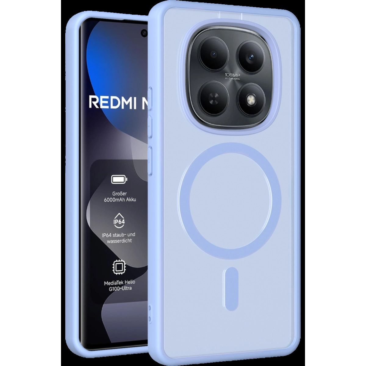 Joko Xiaomi Redmi Note 15 Pro Plus 5g Jota Magsafe Kapak - Açık Mavi