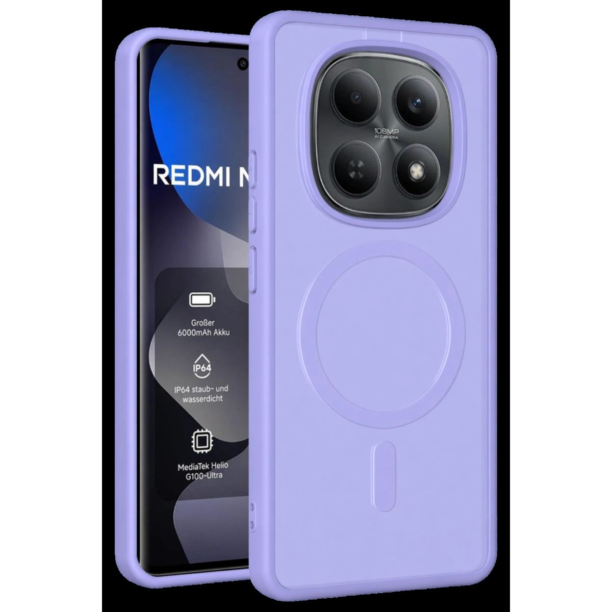 Joko Xiaomi Redmi Note 15 Pro Plus 5g Jota Magsafe Kapak - Lila