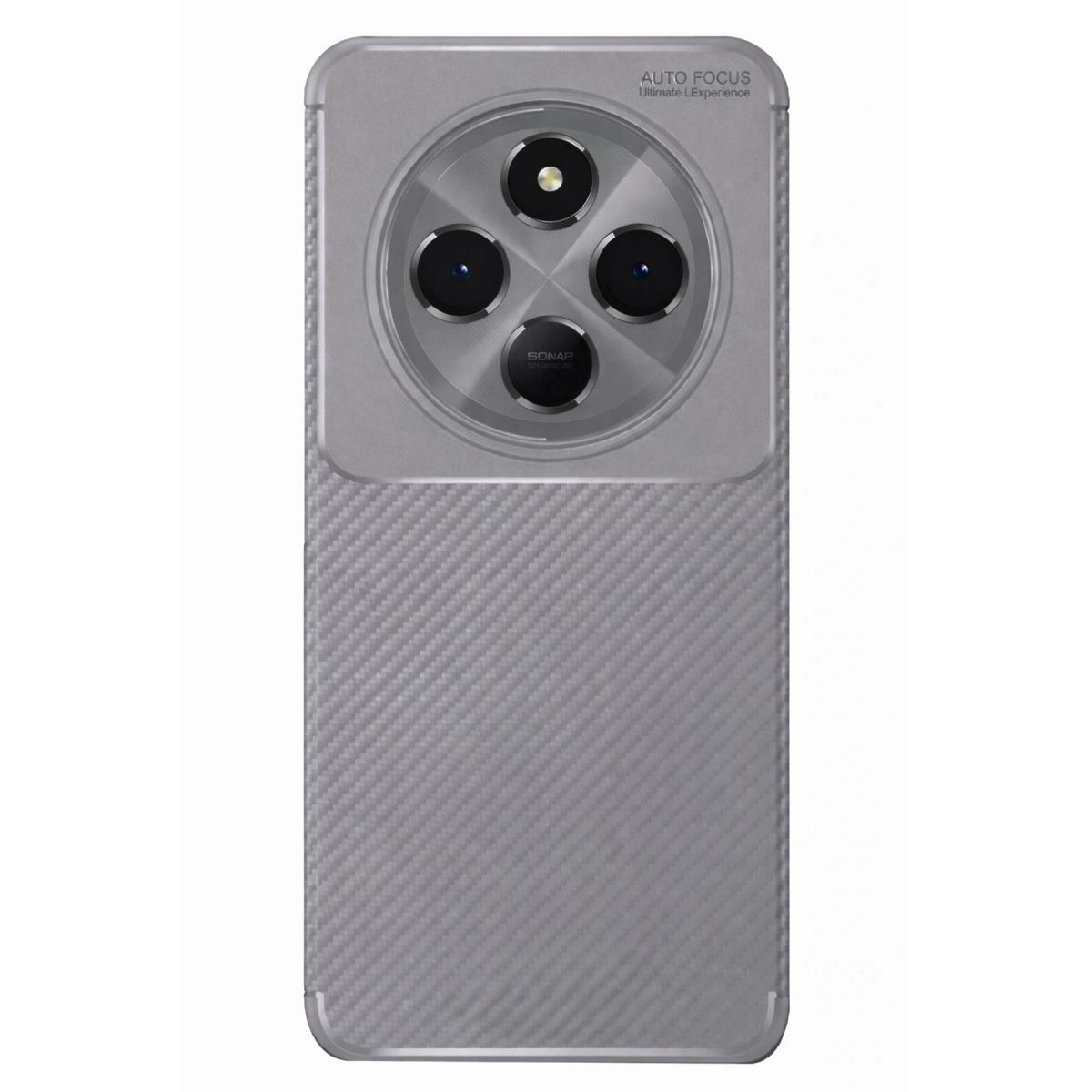 Xiaomi Redmi 14c Kılıf Auto Focus Karbon Kapak - Gri