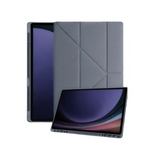 Samsung Galaxy Tab A11 Plus Kalemlikli Mars Tablet Kılıfı - Koyu Gri
