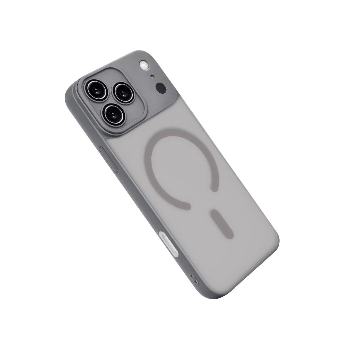 Apple İphone 17 Pro Max Jota Lensli Magsafe Kapak - Titan Gri