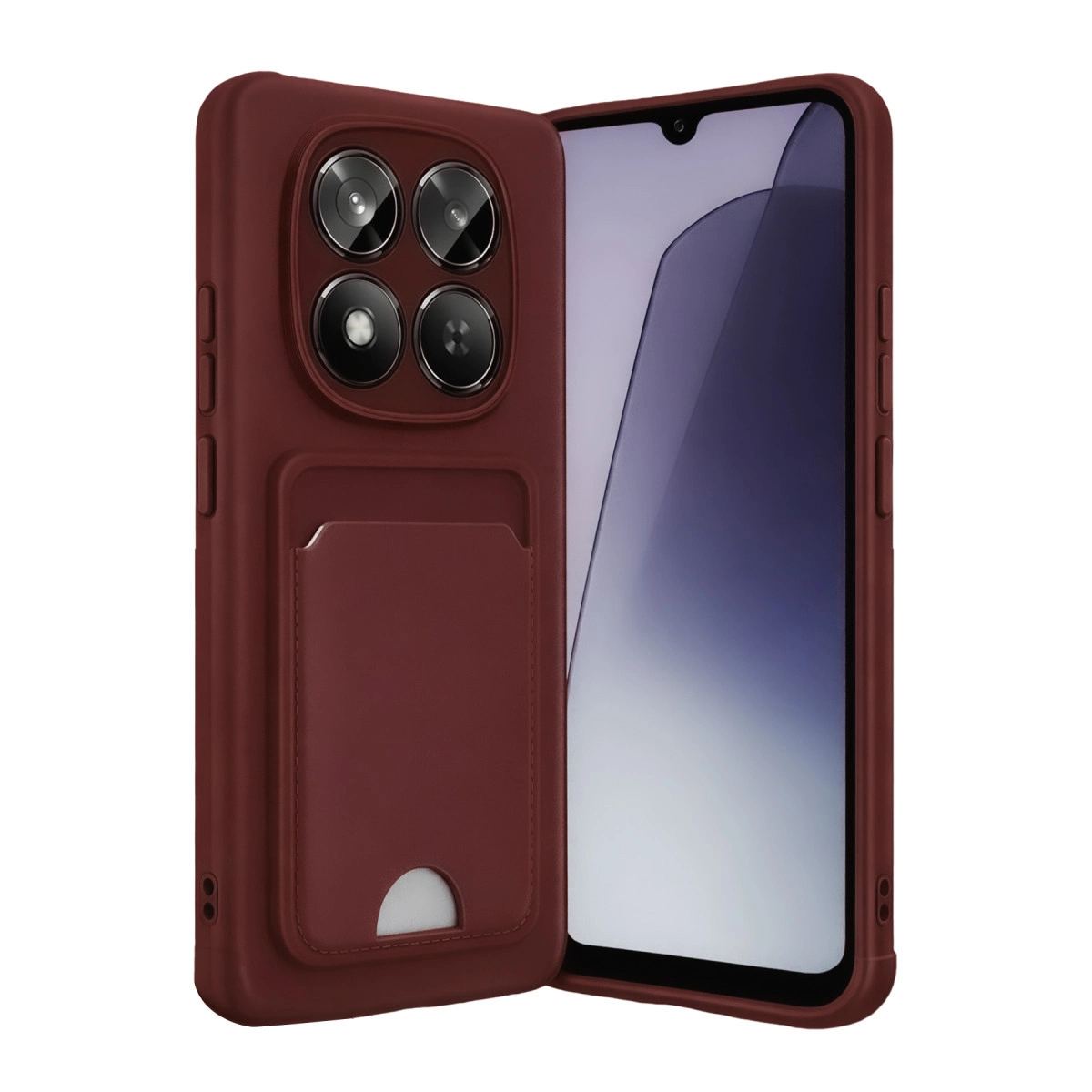 Xiaomi Redmi Note 15 Pro 5g Kelvin Kartvizitli Silikon - Bordo
