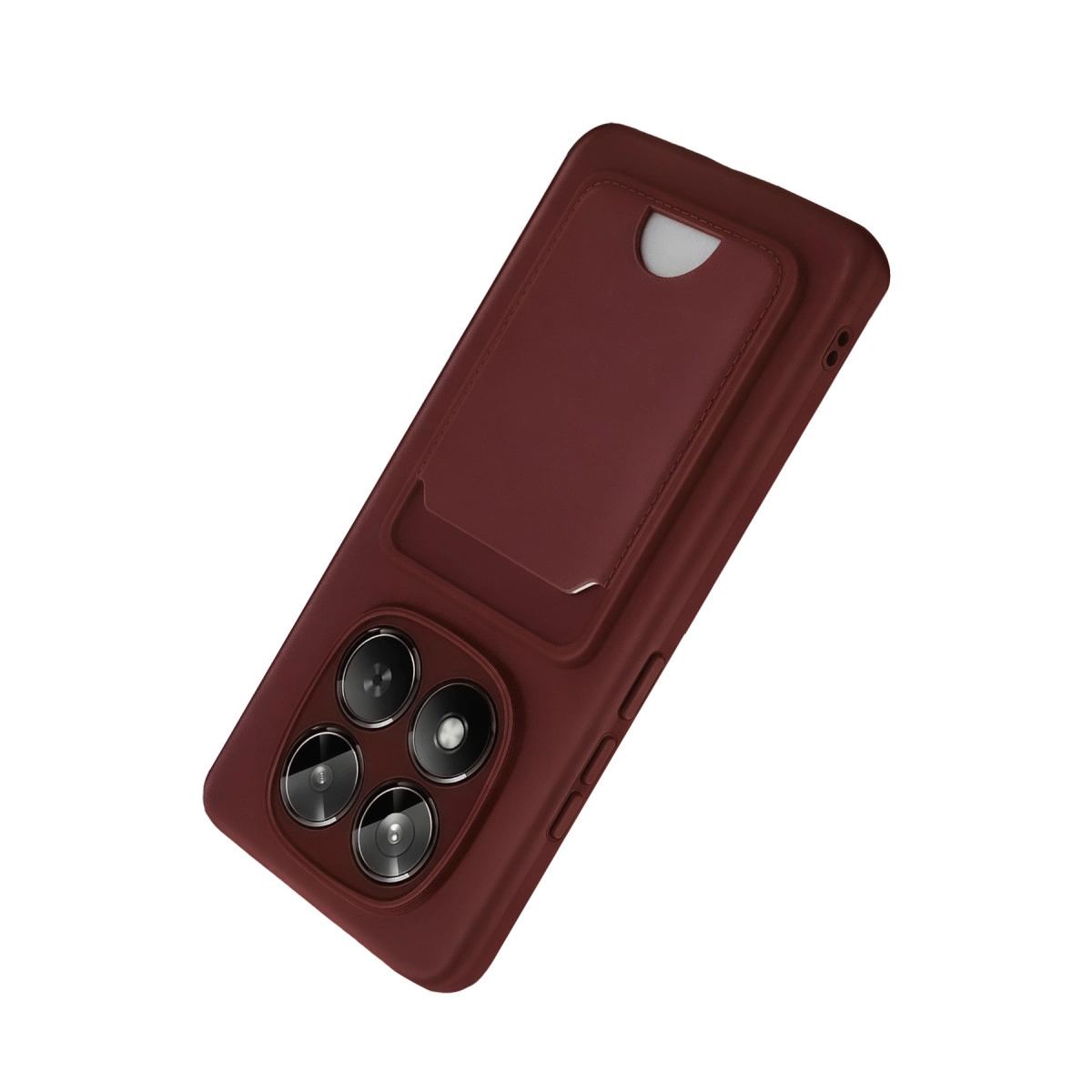Xiaomi Redmi Note 15 Pro 5g Kelvin Kartvizitli Silikon - Bordo
