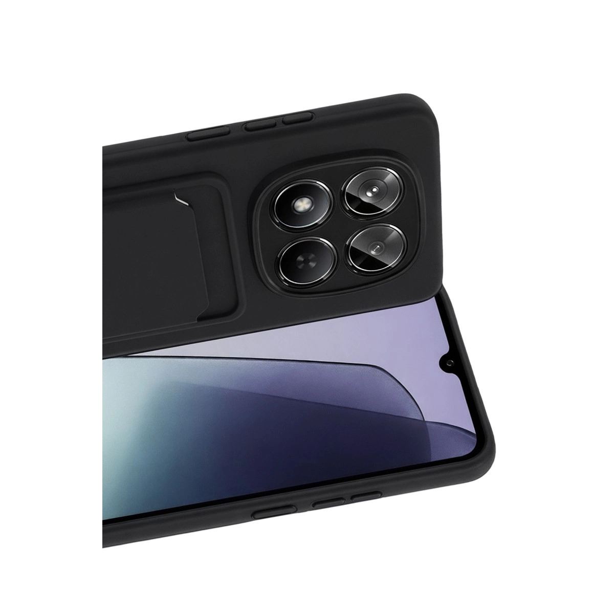 Xiaomi Redmi Note 15 4g Kelvin Kartvizitli Silikon - Siyah