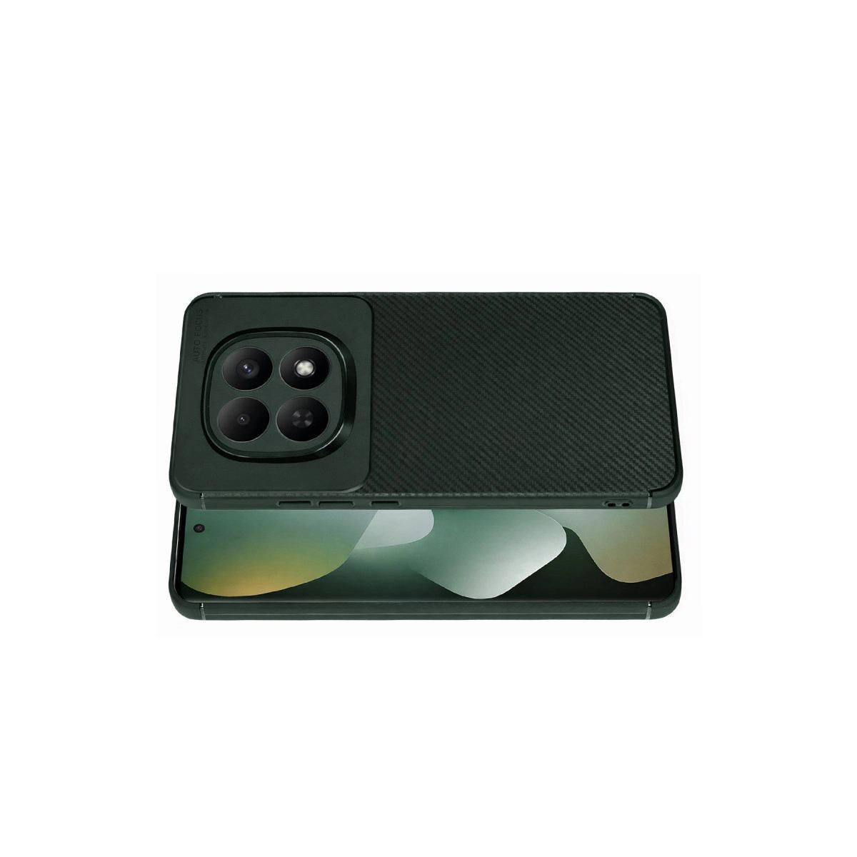 Xiaomi Redmi Note 15 Pro 5g Auto Focus Karbon Kapak - Koyu Yeşil