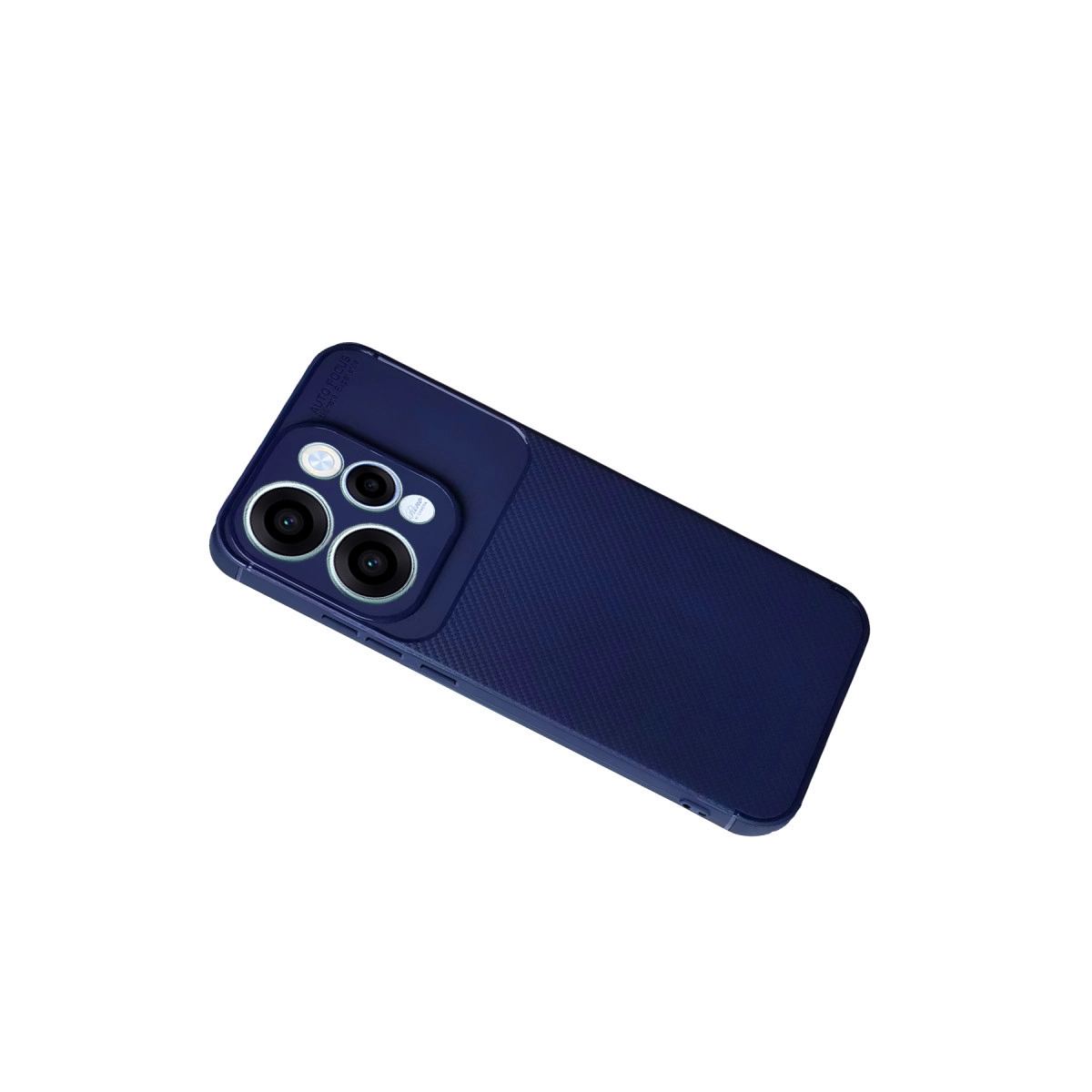 Oppo Reno 15 Auto Focus Karbon Kapak - Lacivert