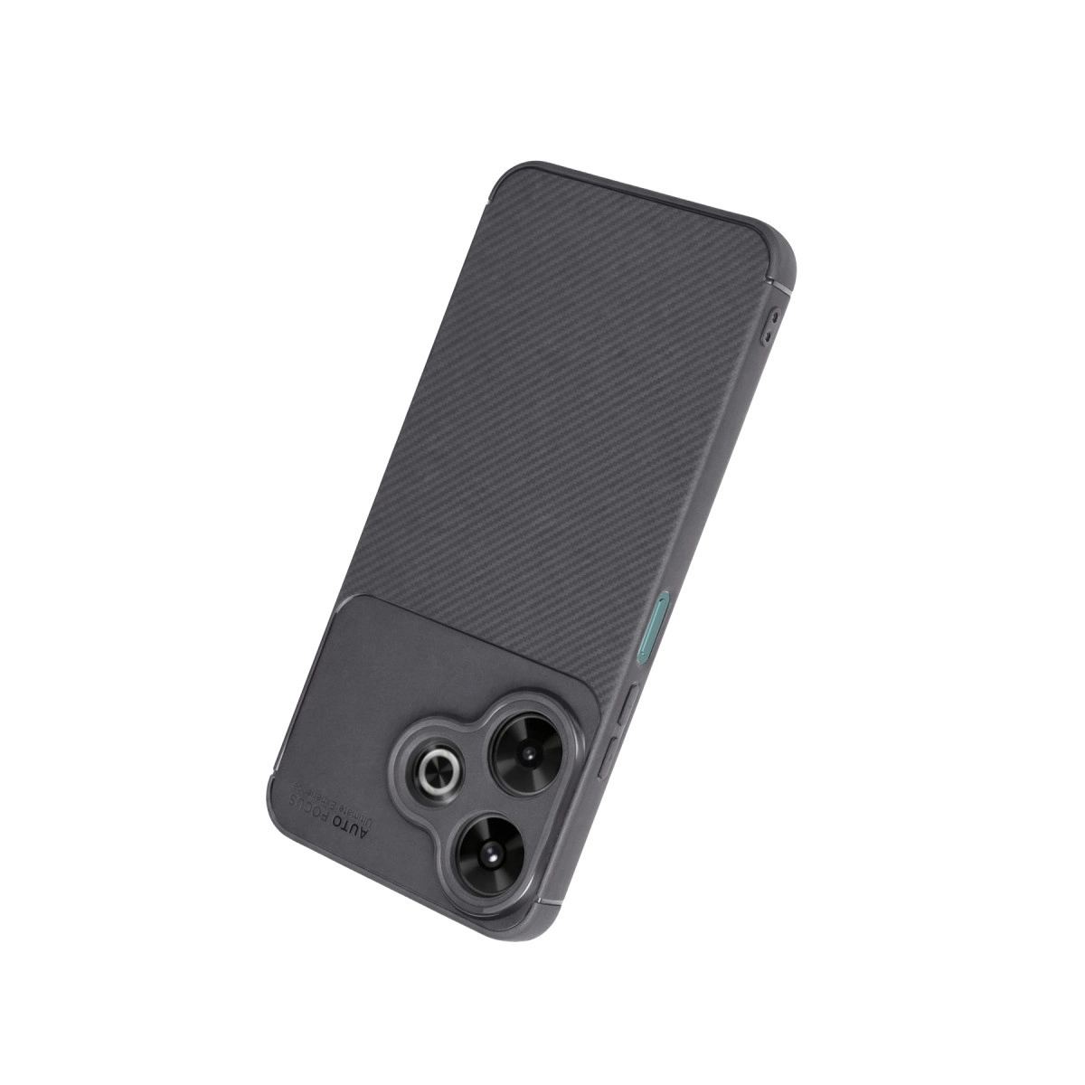 Xiaomi Redmi 13 4g Kılıf Auto Focus Karbon Kapak - Gri