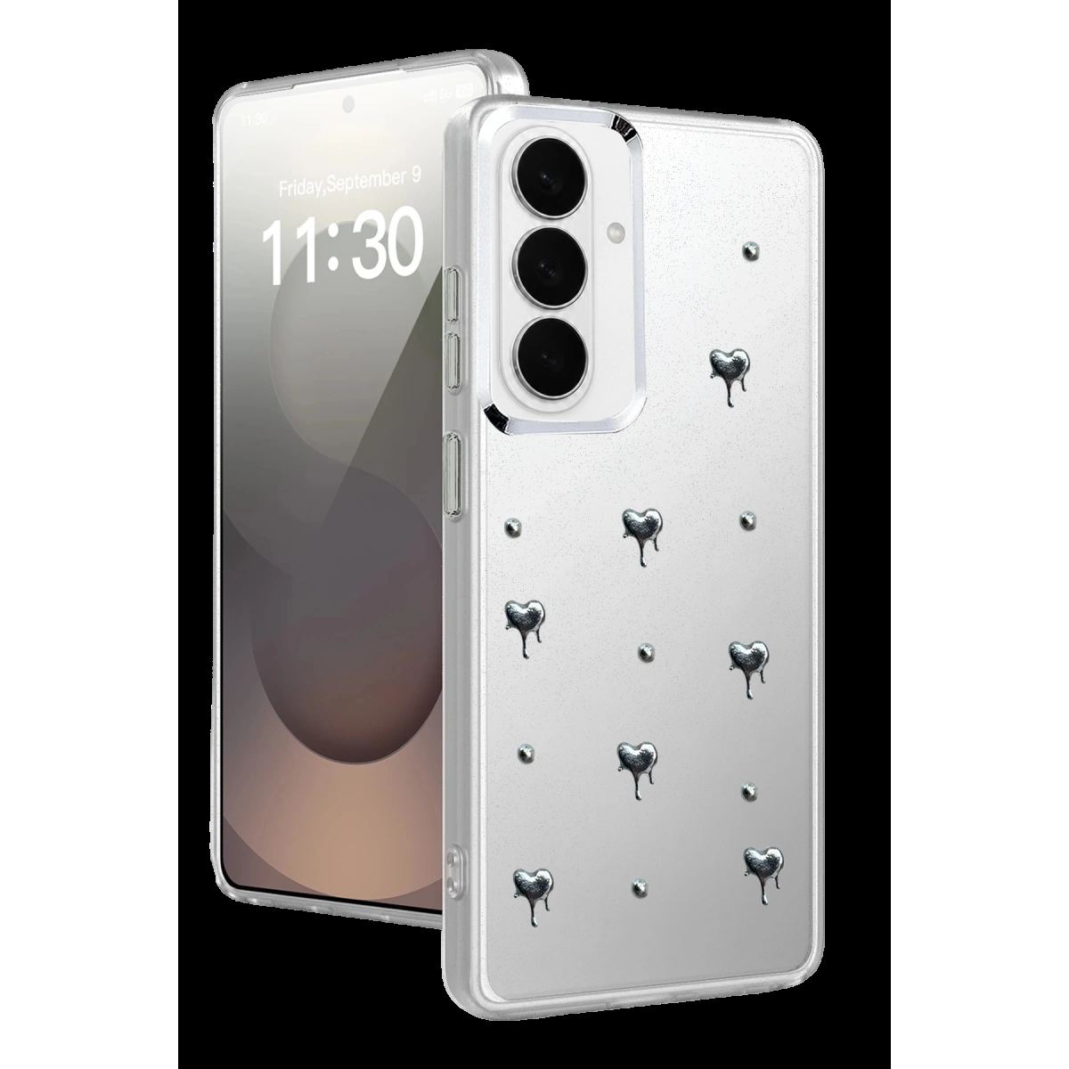 Samsung Galaxy S26 Plus Fiyonk Desenli Kapak - Desen 1