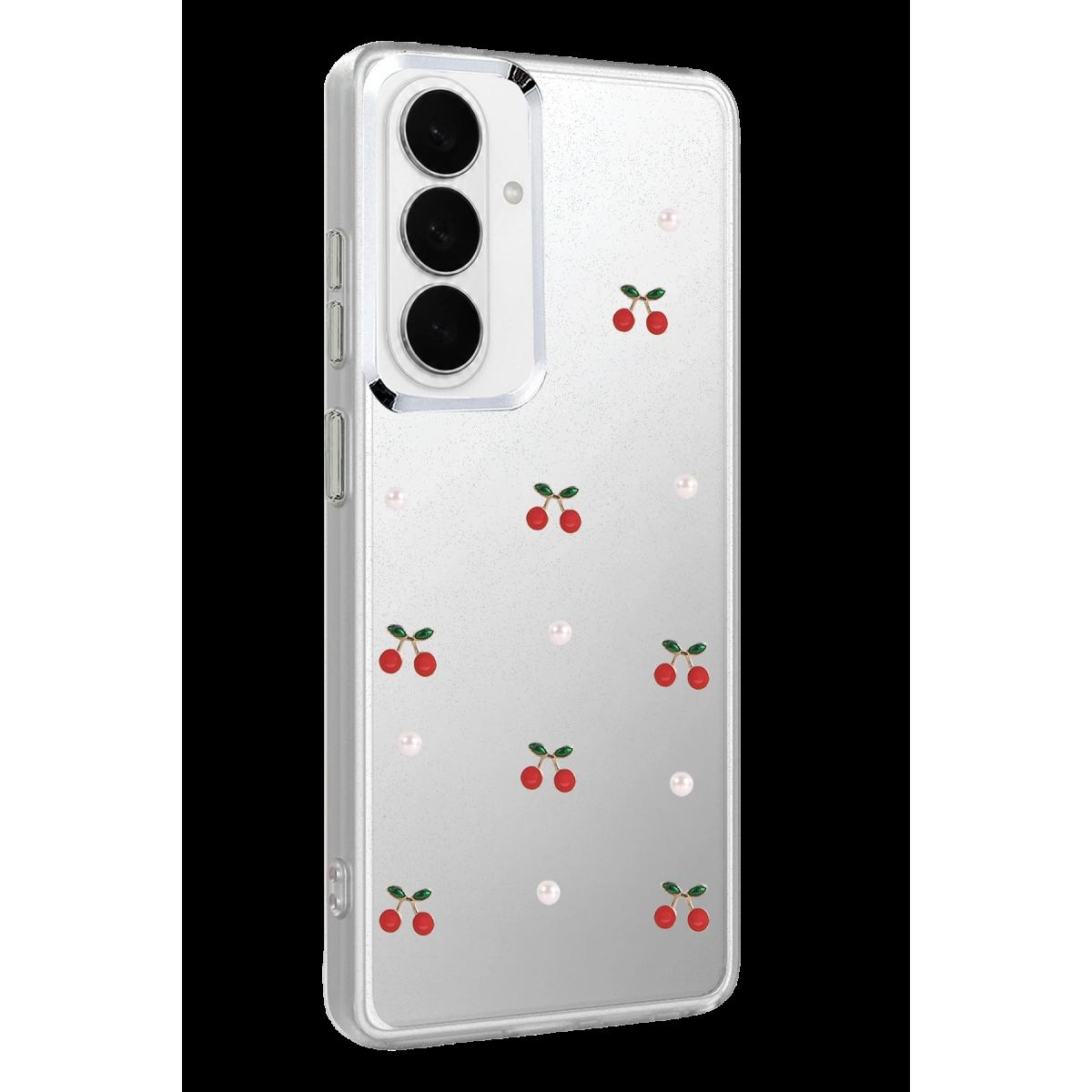 Samsung Galaxy S26 Plus Fiyonk Desenli Kapak - Desen 9