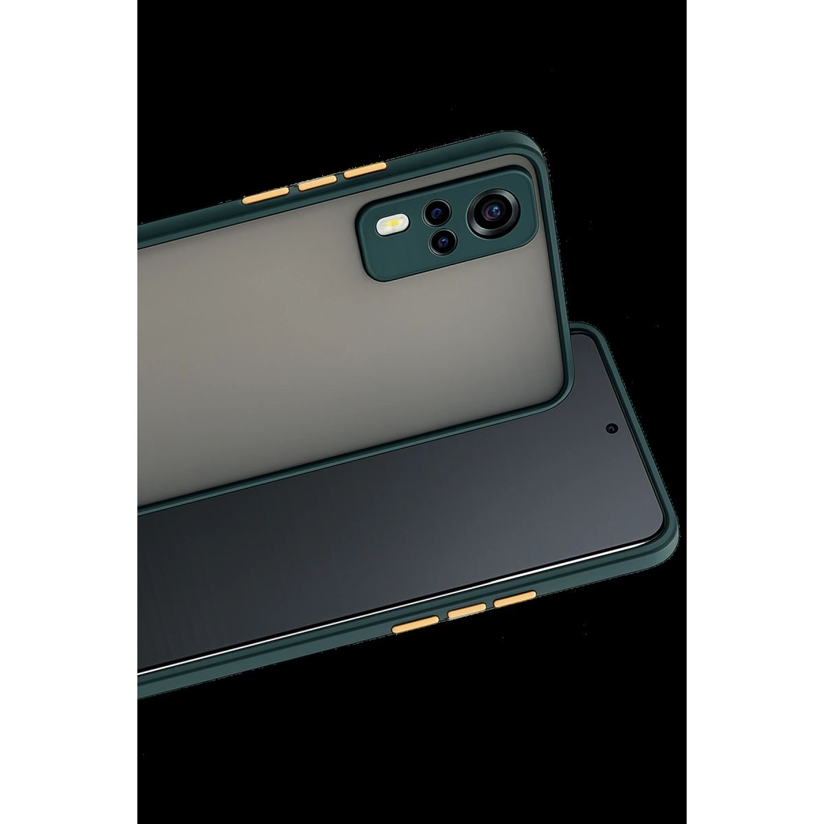 Vivo Y53s Kılıf Montreal Silikon Kapak - Yeşil