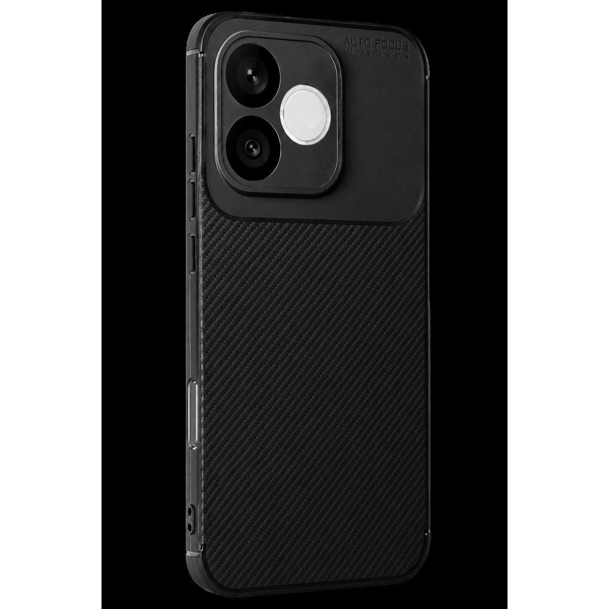 Huawei Honor 600 Lite Auto Focus Karbon Kapak - Siyah