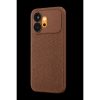 Huawei Honor 600 Thermax Silikon Kılıf - Kahverengi