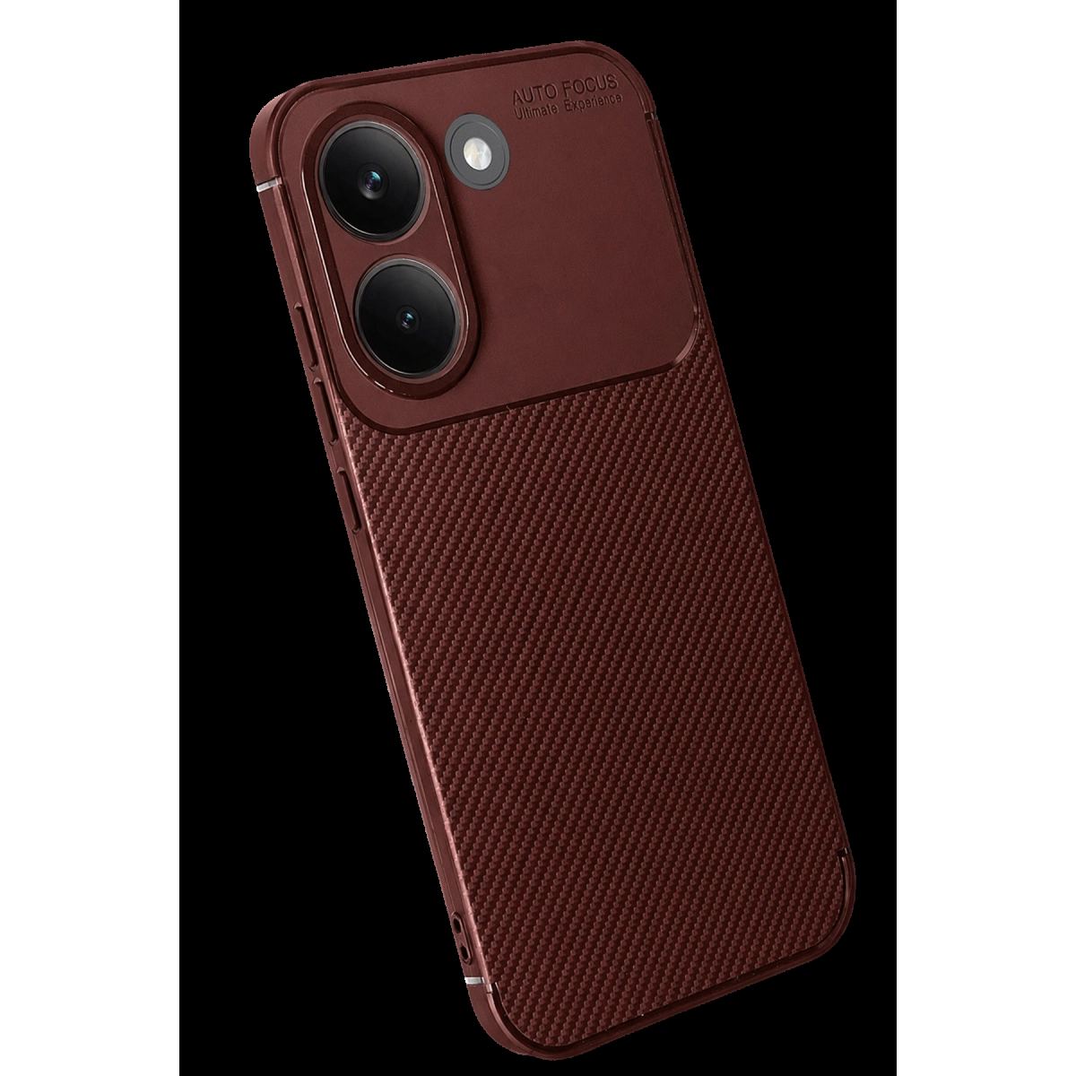 Xiaomi Poco X8 Pro Auto Focus Karbon Kapak - Bordo