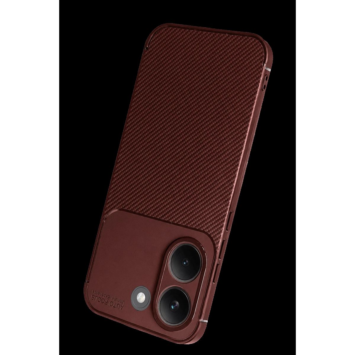 Xiaomi Poco X8 Pro Auto Focus Karbon Kapak - Bordo