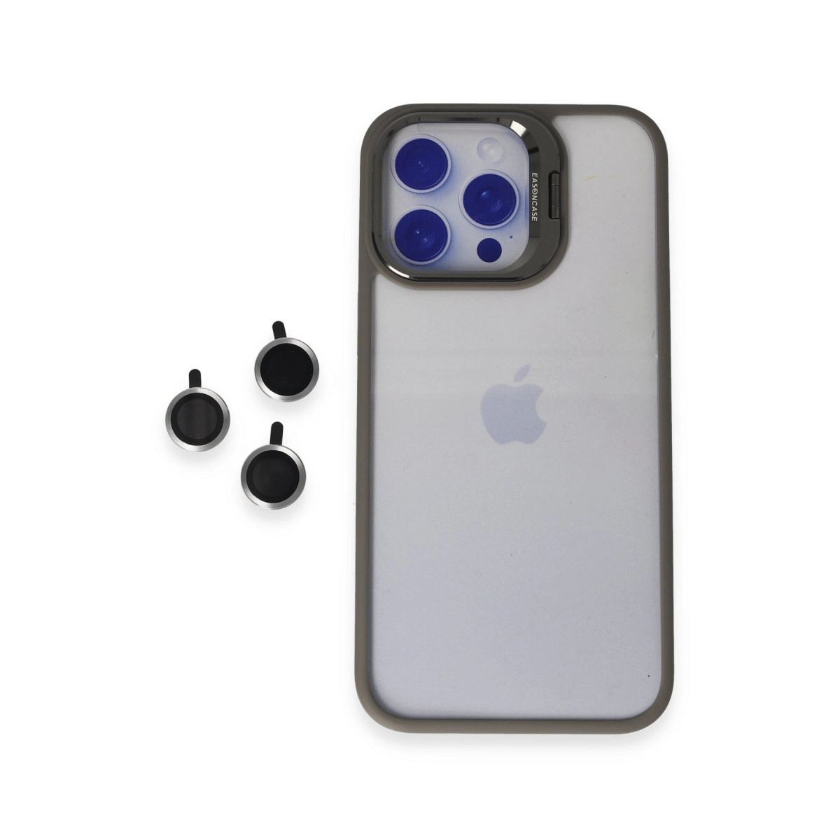 Joko Apple İphone 15 Pro Max Kılıf Roblox Lens Standlı Kapak - Titan Gri