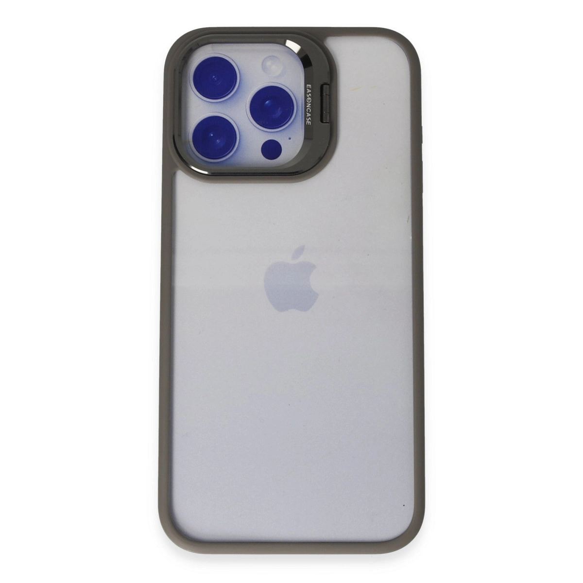 Joko Apple İphone 15 Pro Max Kılıf Roblox Lens Standlı Kapak - Titan Gri