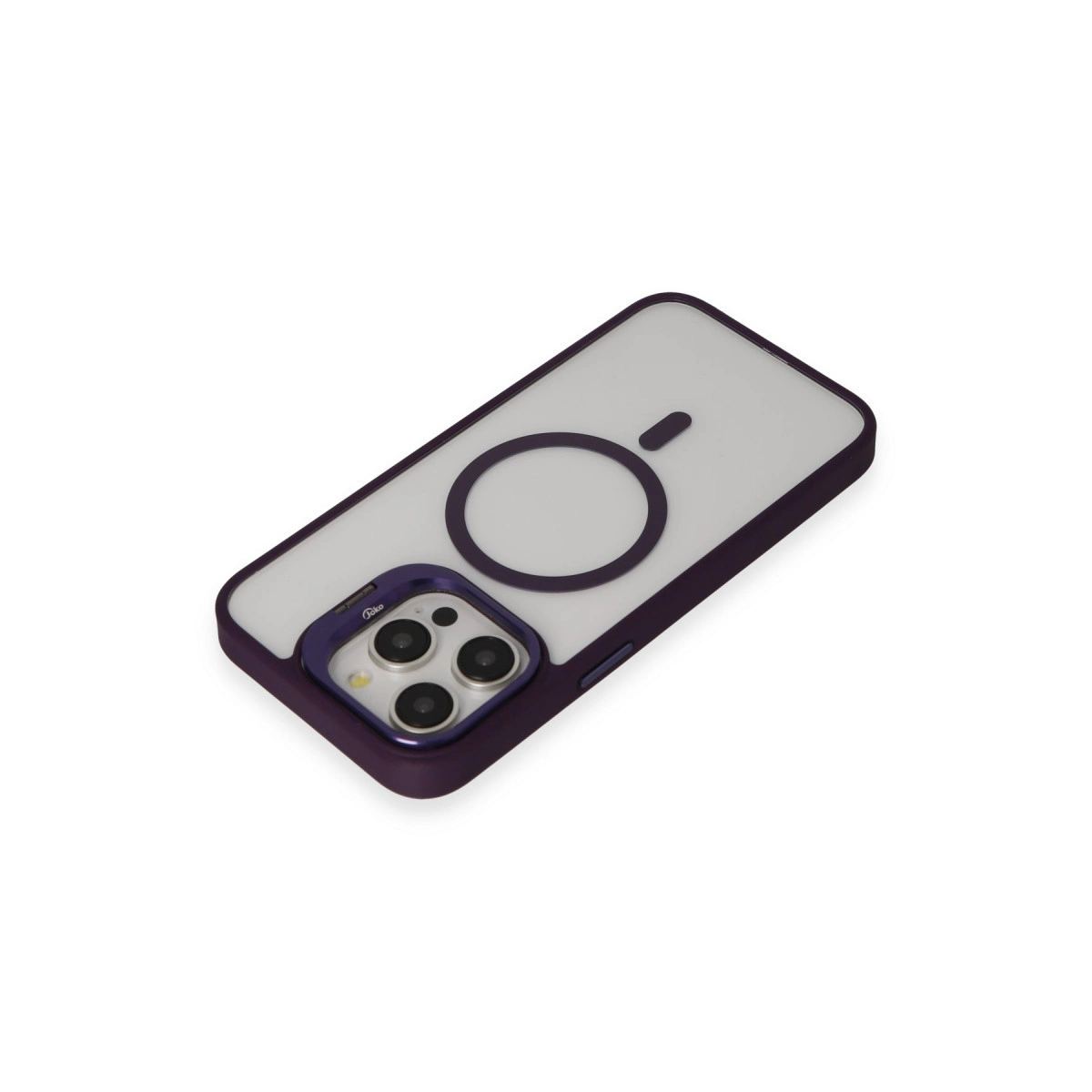 Joko Apple İphone 14 Pro Kılıf Roblox Lens Magsafe Standlı Kapak - Derin Mor