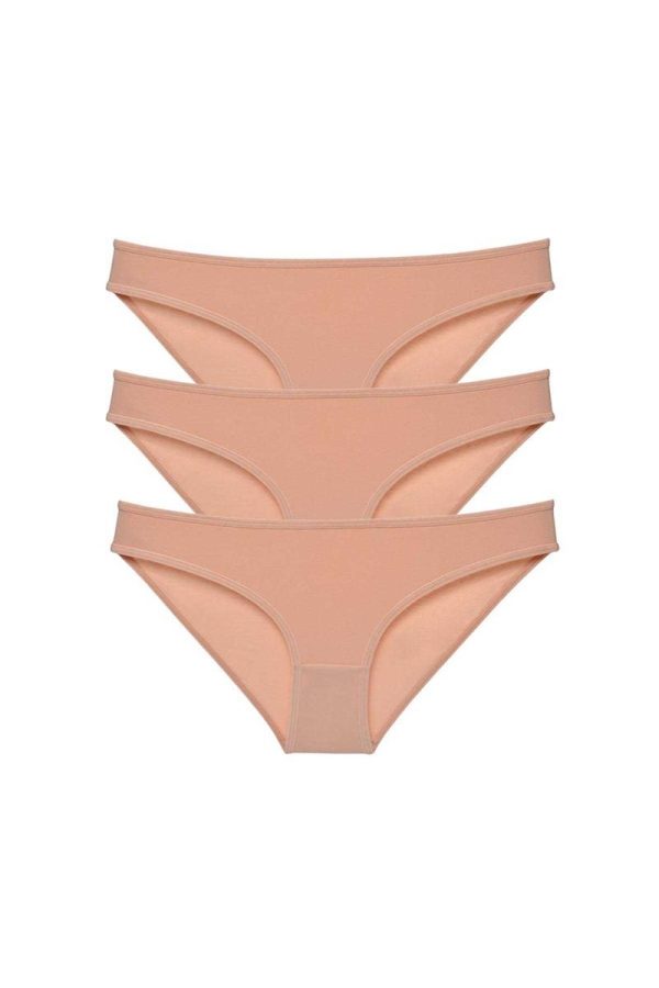 608e8075ca0cd-14.jpg 3 adet Süper Eko Set Likralı Kadın Slip Külot Ten