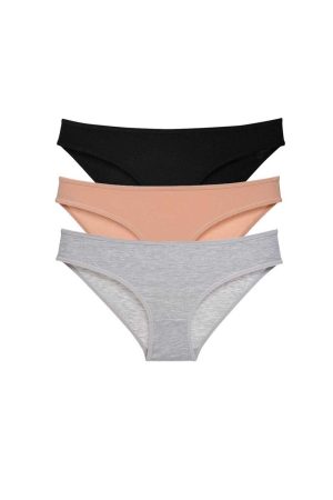 609523391d72d-40.jpg 3 adet Süper Eko Set Likralı Kadın Slip Külot Siyah Ten Gri
