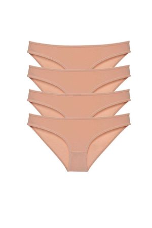 6095343d73d04-70.jpg 4 adet Süper Eko Set Likralı Kadın Slip Külot Ten