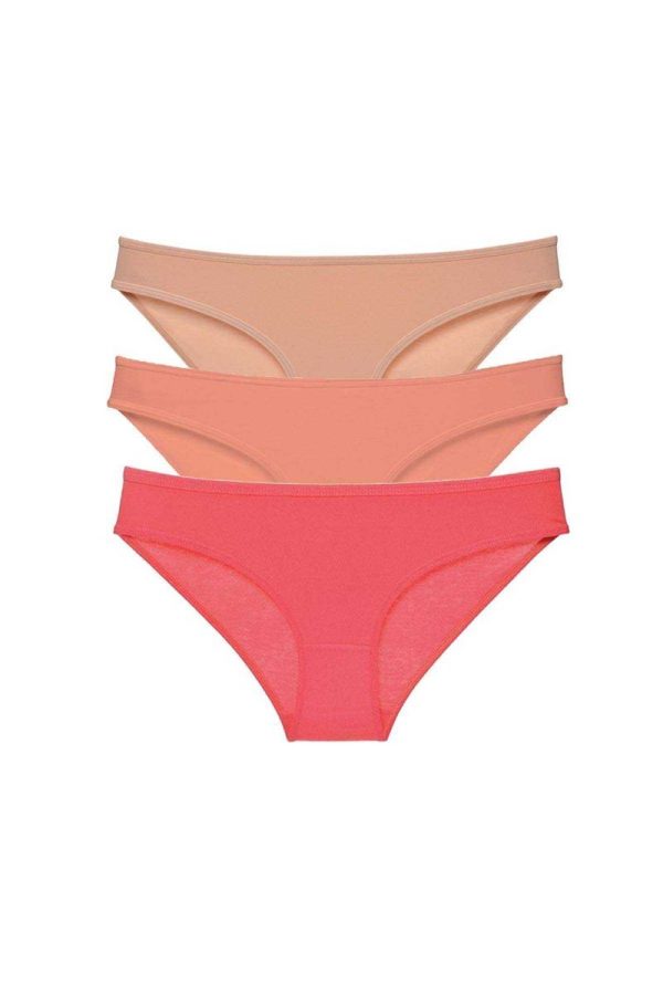 60953802b66bd-92.jpg 3 adet Süper Eko Set Likralı Kadın Slip Külot Ten Pudra Fuşya