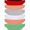 7 adet Süper Eko Set Likralı Kadın Slip Külot Set 1