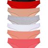 7 adet Süper Eko Set Likralı Kadın Slip Külot Set 2