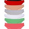 7 adet Süper Eko Set Likralı Kadın Slip Külot Set 3