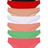 7 adet Süper Eko Set Likralı Kadın Slip Külot Set 5