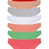 7 adet Süper Eko Set Likralı Kadın Slip Külot Set 8