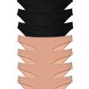 60a104f289263-383.jpg 8 adet Süper Eko Set Likralı Kadın Slip Külot Siyah Ten