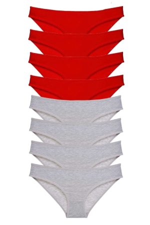 60a10604bea72-395.jpg 8 adet Süper Eko Set Likralı Kadın Slip Külot Kırmızı Gri
