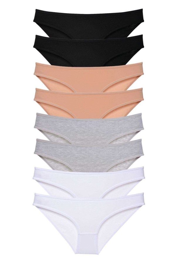 60a13c8494427-456.jpg 8 adet Süper Eko Set Likralı Kadın Slip Külot Siyah Ten Gri Beyaz