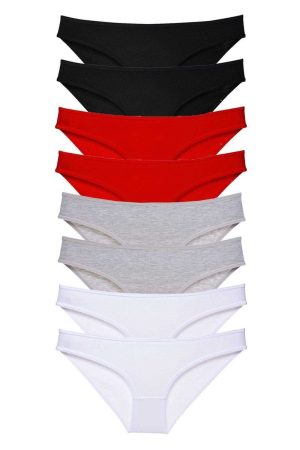 60a13cd83ebec-461.jpg 8 adet Süper Eko Set Likralı Kadın Slip Külot Siyah Kırmızı Gri Beyaz