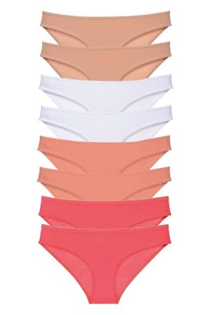 60a140ad95ccc-491.jpg 8 adet Süper Eko Set Likralı Kadın Slip Külot Ten Beyaz Pudra Fuşya
