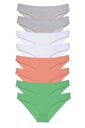 60a1416824a09-501.jpg 8 adet Süper Eko Set Likralı Kadın Slip Külot Gri Beyaz Pudra Yeşil